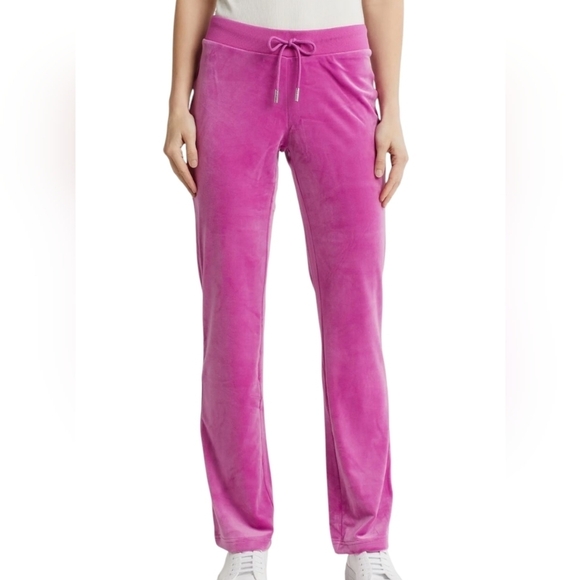 Juicy Couture OG Big Bling Velour Track Pants NWOT Purple Size Large - Picture 2 of 13